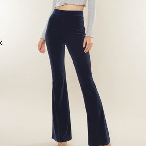 Corduroy Velvet High Rise Flare Super Flare Pant